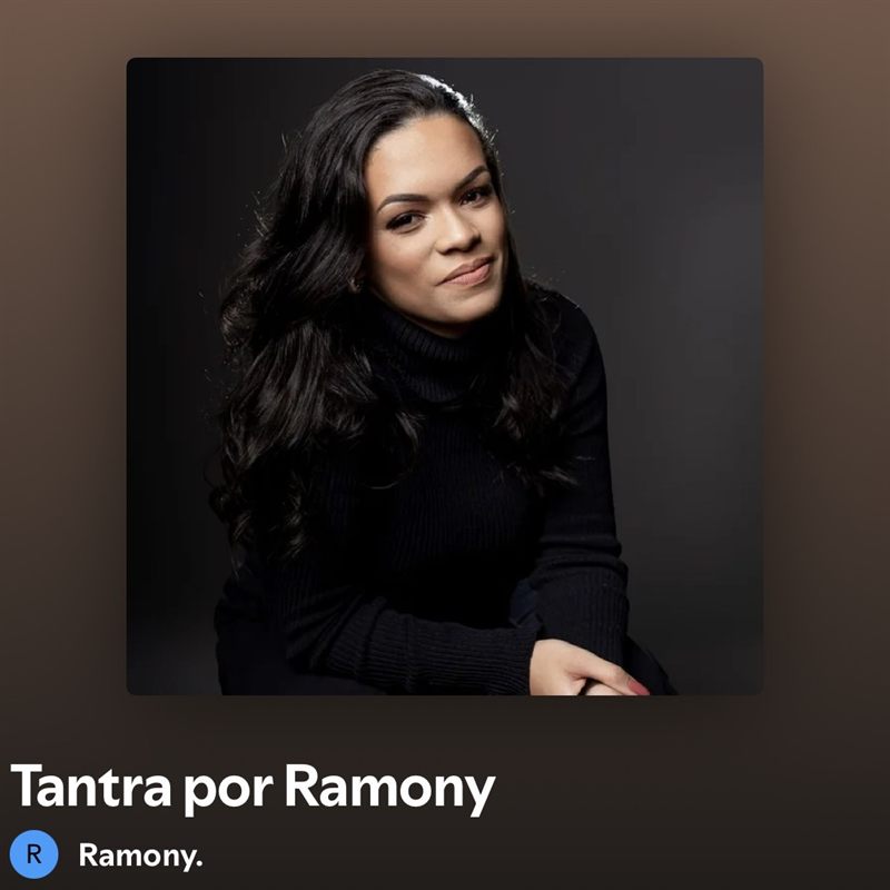 Capa da playlist Tantra por Ramony, com retrato de Ramony Santos